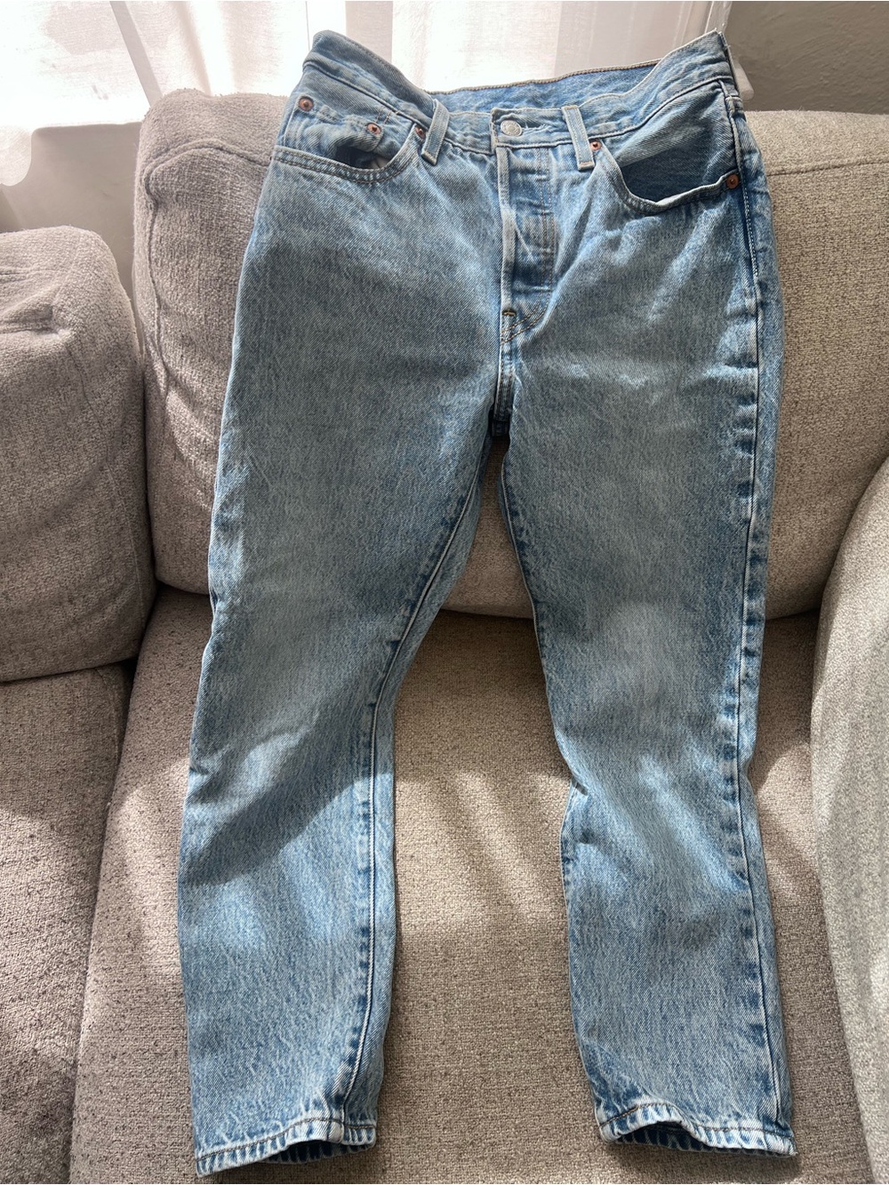 Classic 501 Levi Light Blue Jeans